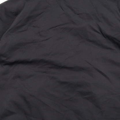 Womens UK Size 10 Preworn Black Overcoat