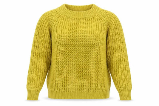Therapy Womens Yellow  Knit Pullover Jumper Size S