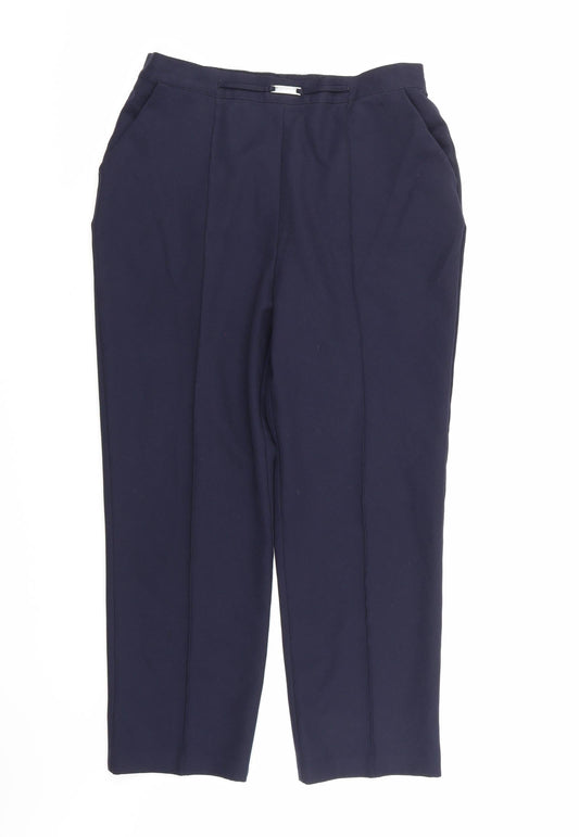 Womens UK Size 12 Papaya Regular Fit  Blue Trousers
