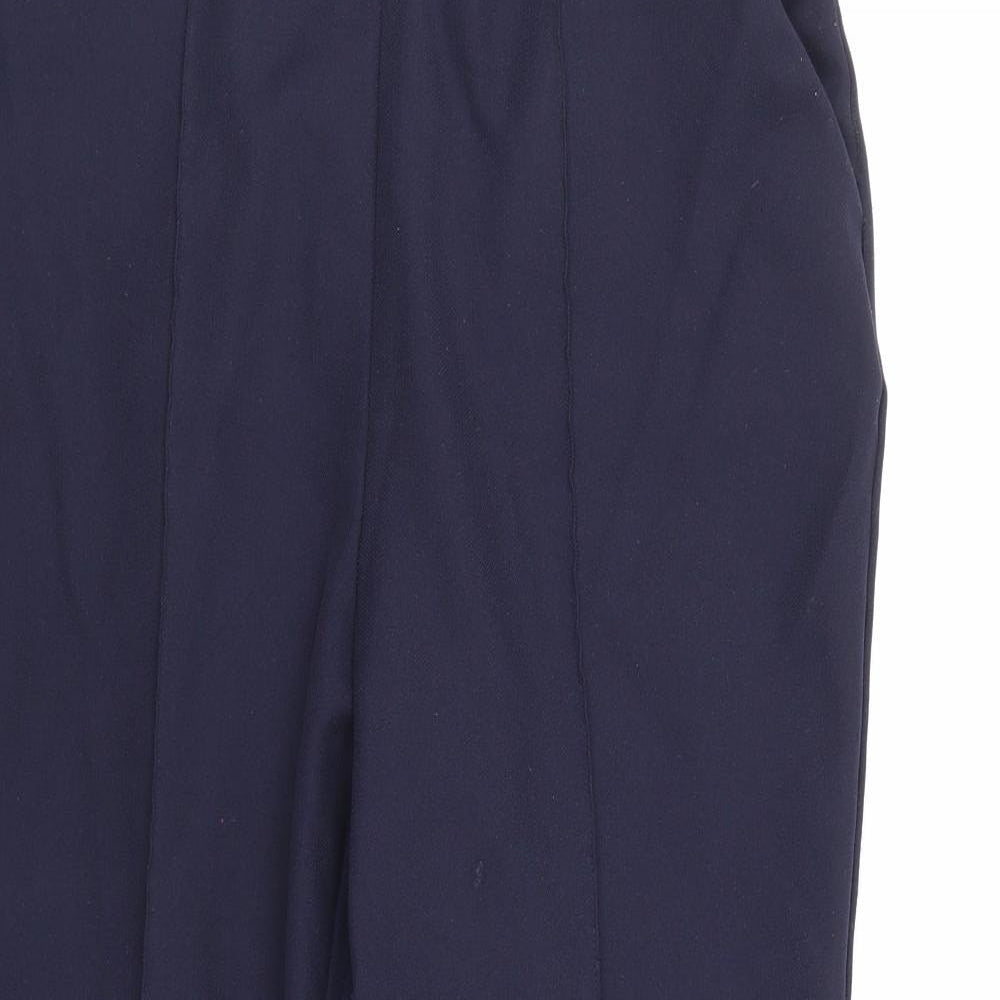 Womens UK Size 12 Papaya Regular Fit  Blue Trousers