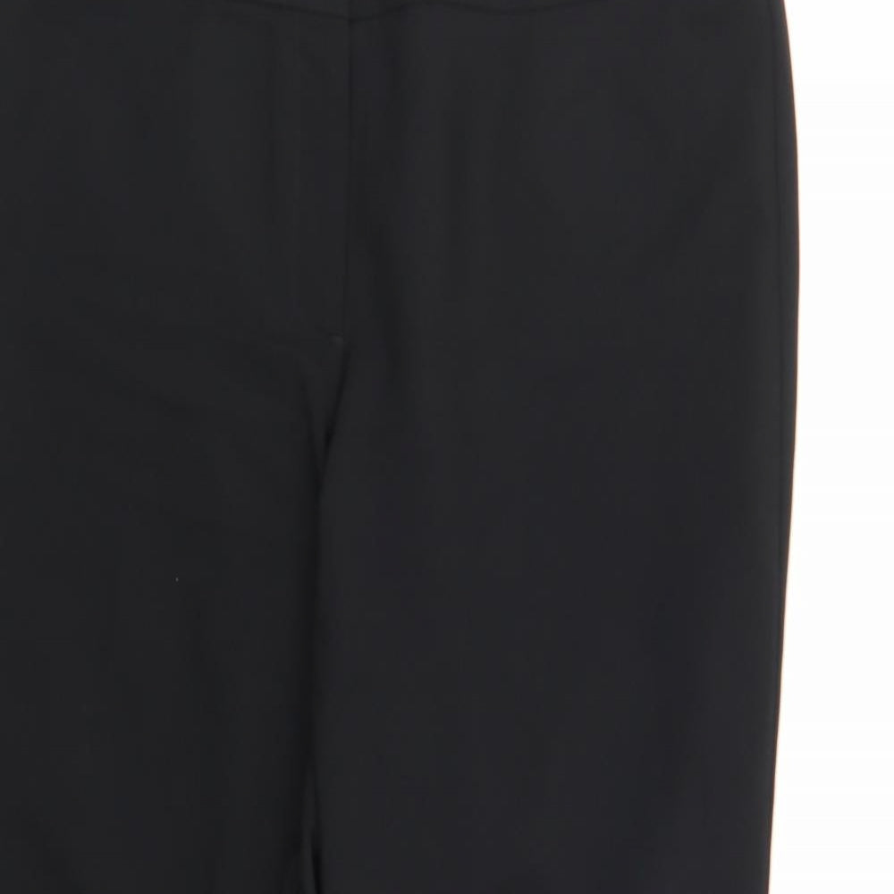 Womens UK Size 14 Marks and Spencer Regular Fit  Black Trousers