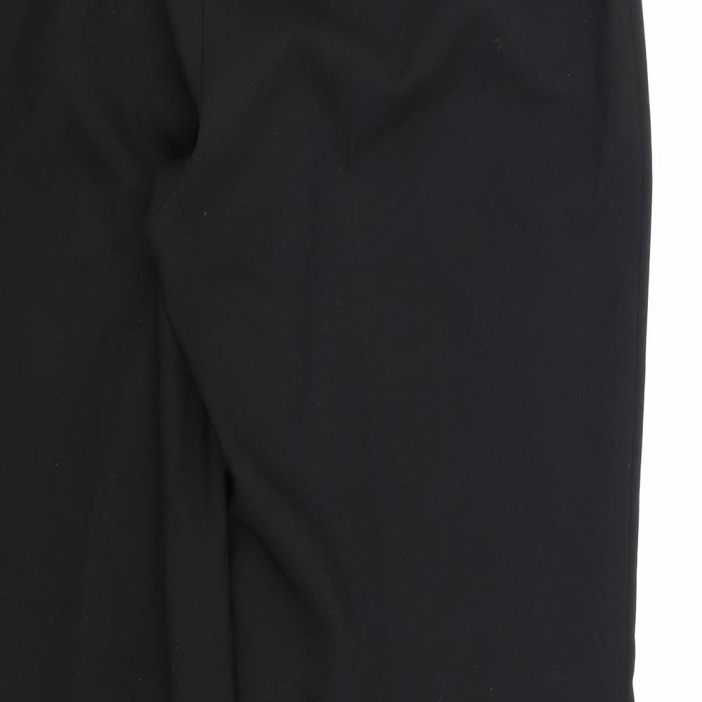 Womens UK Size 14 Marks and Spencer Regular Fit  Black Trousers