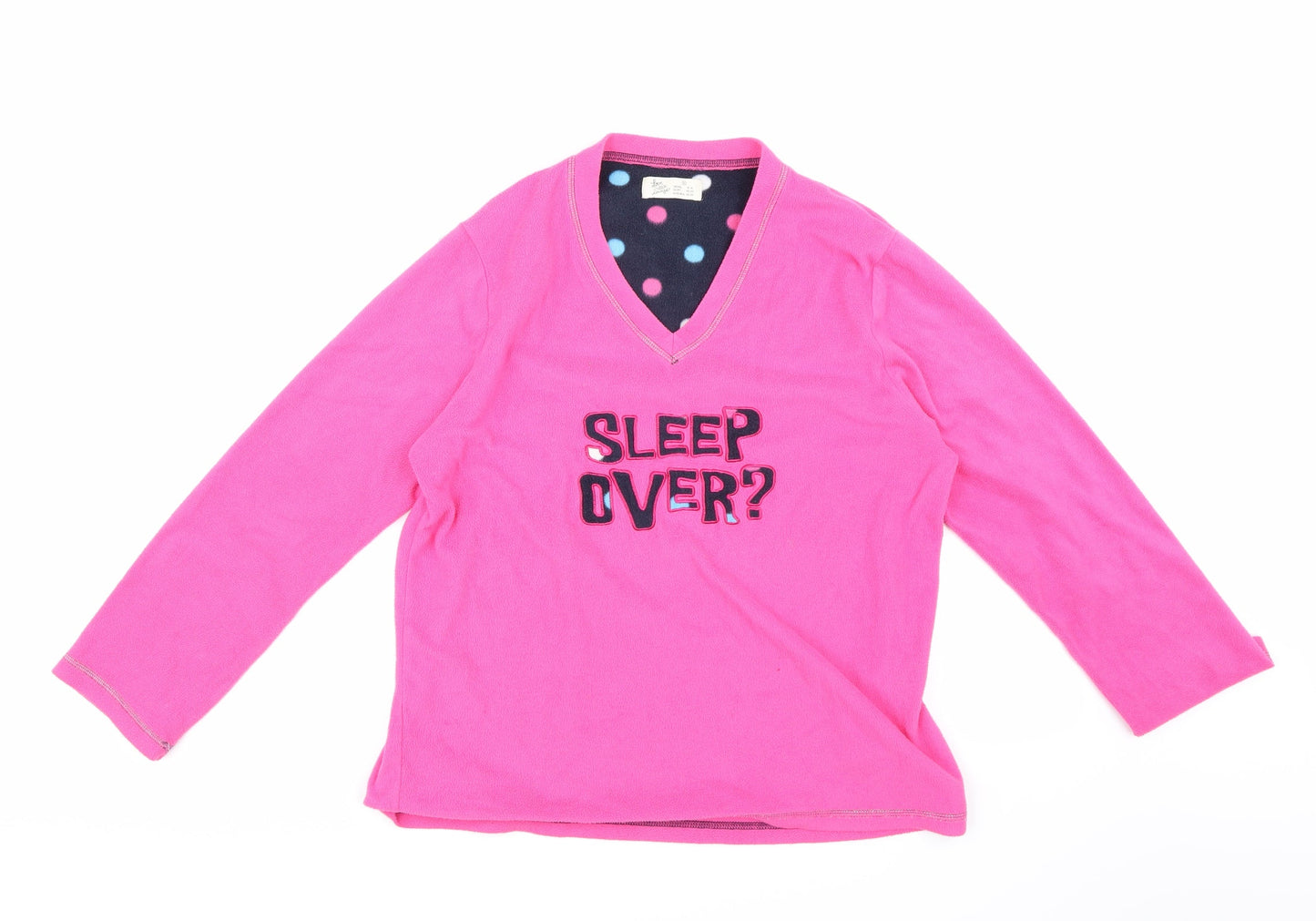 love to lounge Girls Pink Solid  Top Pyjama Top Size 10-11 Years
