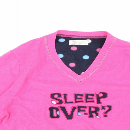 love to lounge Girls Pink Solid  Top Pyjama Top Size 10-11 Years