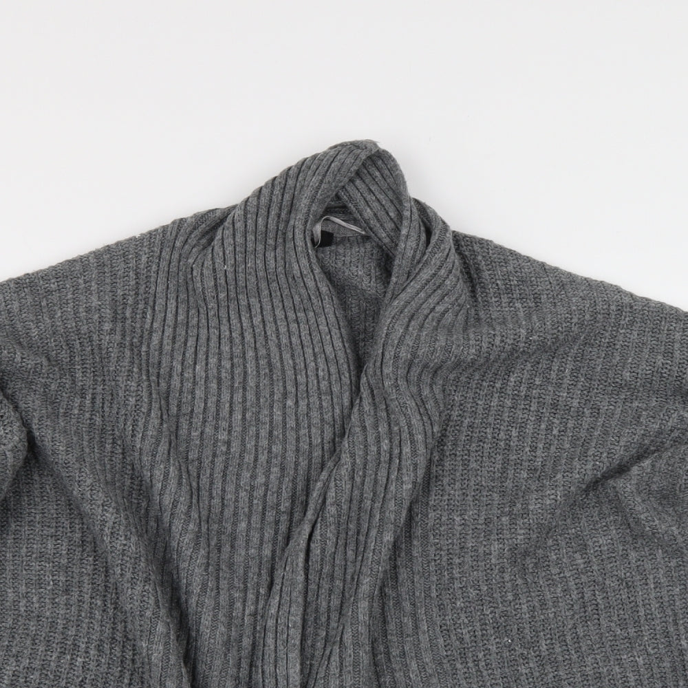 Atmosphere Womens Grey Striped  Cardigan Jumper Size 14