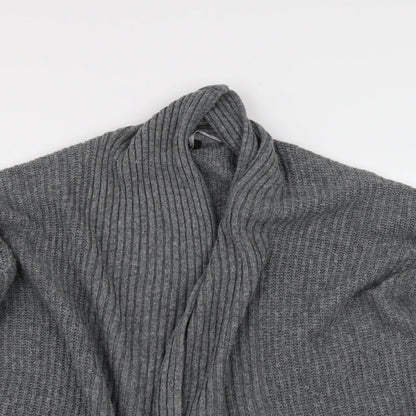 Atmosphere Womens Grey Striped  Cardigan Jumper Size 14