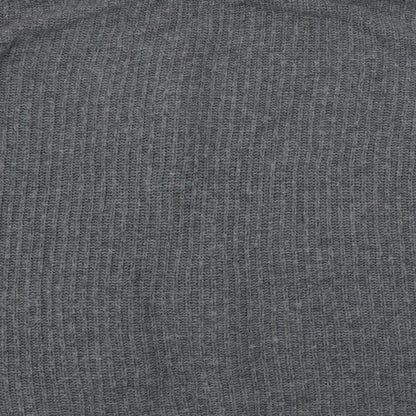 Atmosphere Womens Grey Striped  Cardigan Jumper Size 14