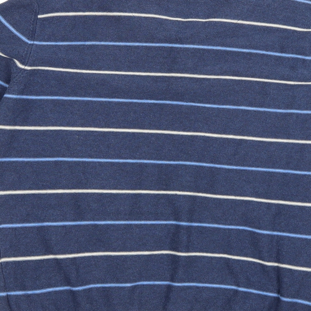 Mens UK Size S Atlantic Bay Blue Pullover Sweatshirt