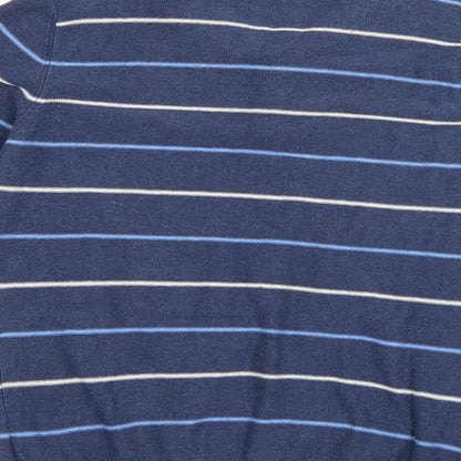 Mens UK Size S Atlantic Bay Blue Pullover Sweatshirt