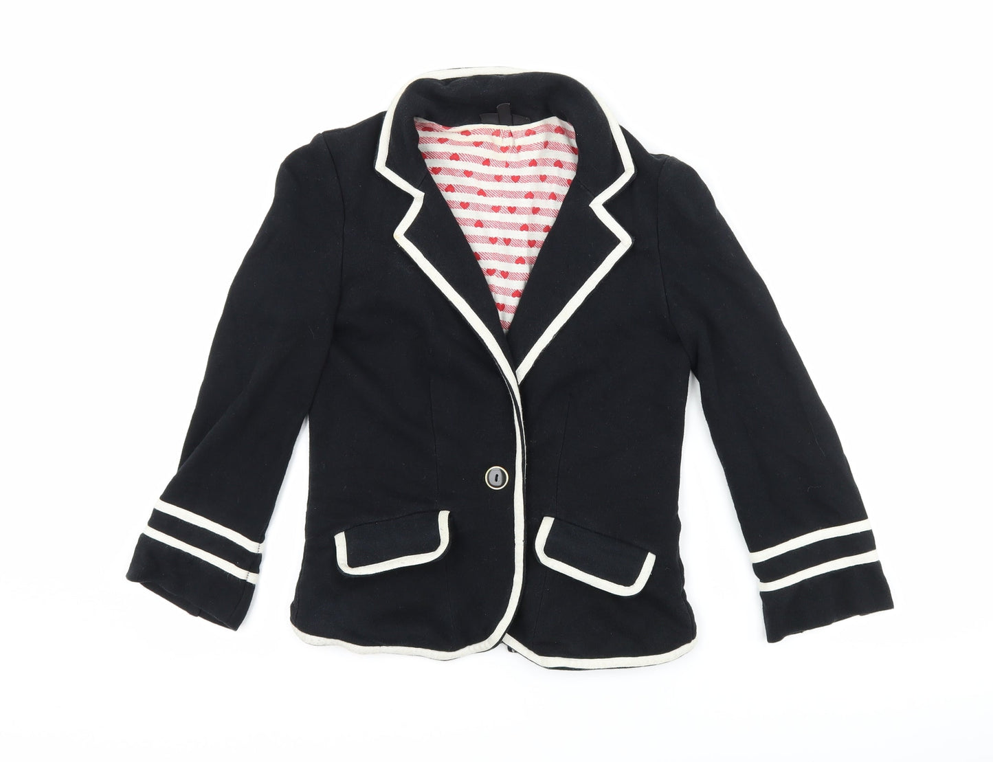 Topshop Womens Black   Jacket Suit Jacket Size 6