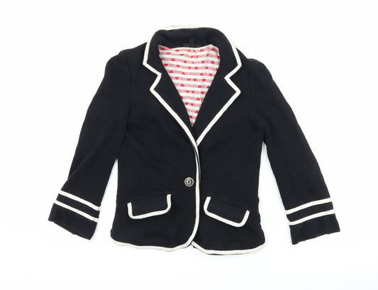Topshop Womens Black   Jacket Suit Jacket Size 6