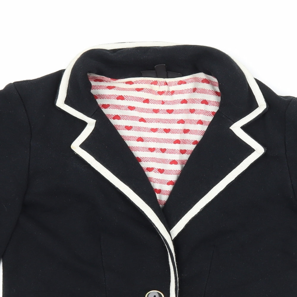 Topshop Womens Black   Jacket Suit Jacket Size 6