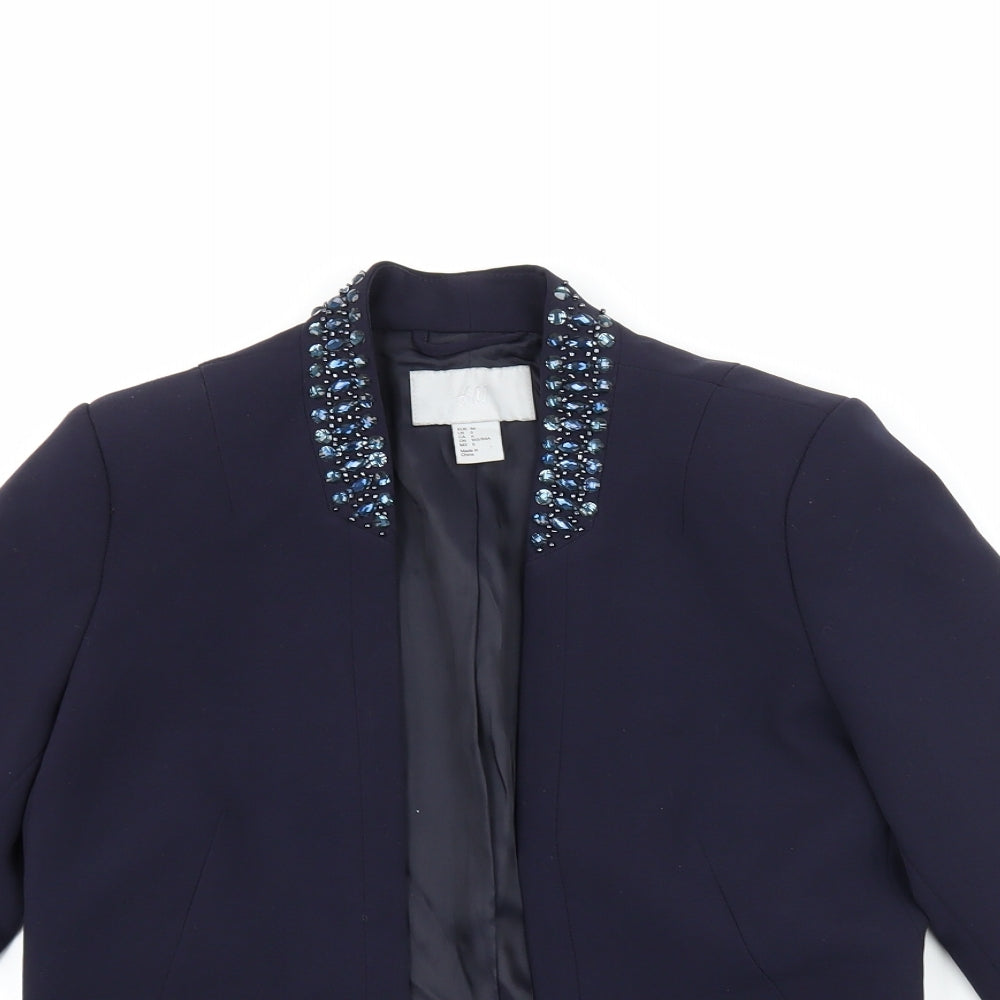 Womens UK Size 8 H&M Blue Jacket