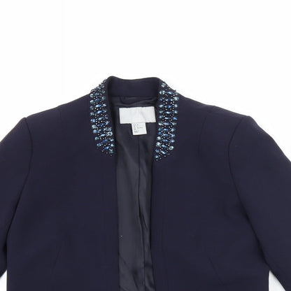 Womens UK Size 8 H&M Blue Jacket
