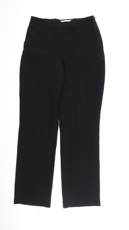 Womens UK Size 8 Marks and Spencer Regular Fit  Black Trousers