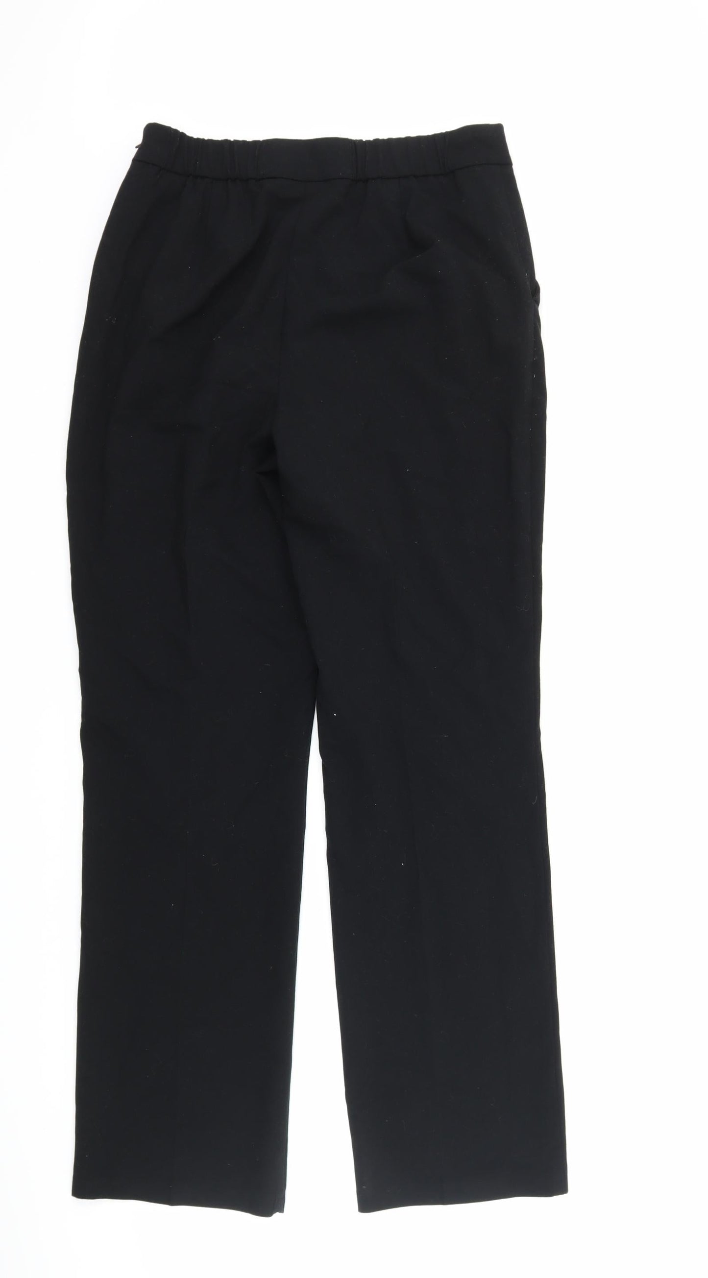 Womens UK Size 8 Marks and Spencer Regular Fit  Black Trousers