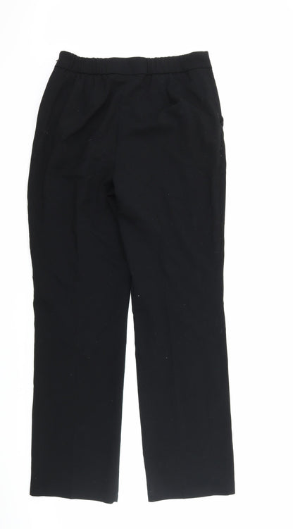 Womens UK Size 8 Marks and Spencer Regular Fit  Black Trousers