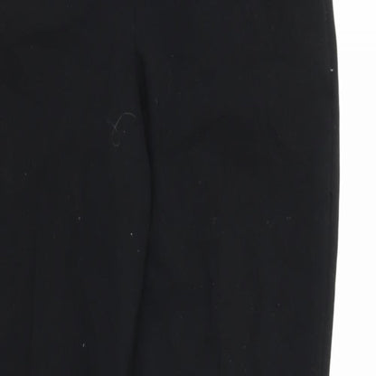 Womens UK Size 8 Marks and Spencer Regular Fit  Black Trousers