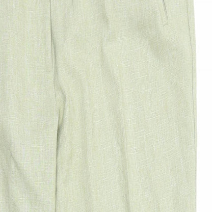 Womens UK Size 20 Preworn Regular Fit  Green Trousers