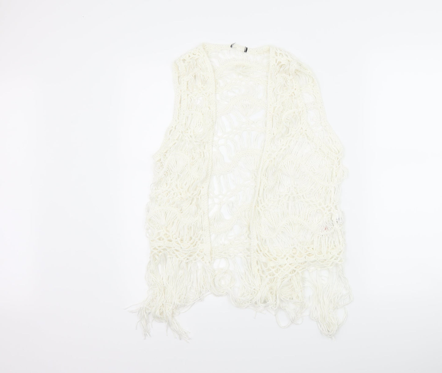 F&F Womens White   Cardigan Jumper Size S