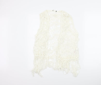 F&F Womens White   Cardigan Jumper Size S