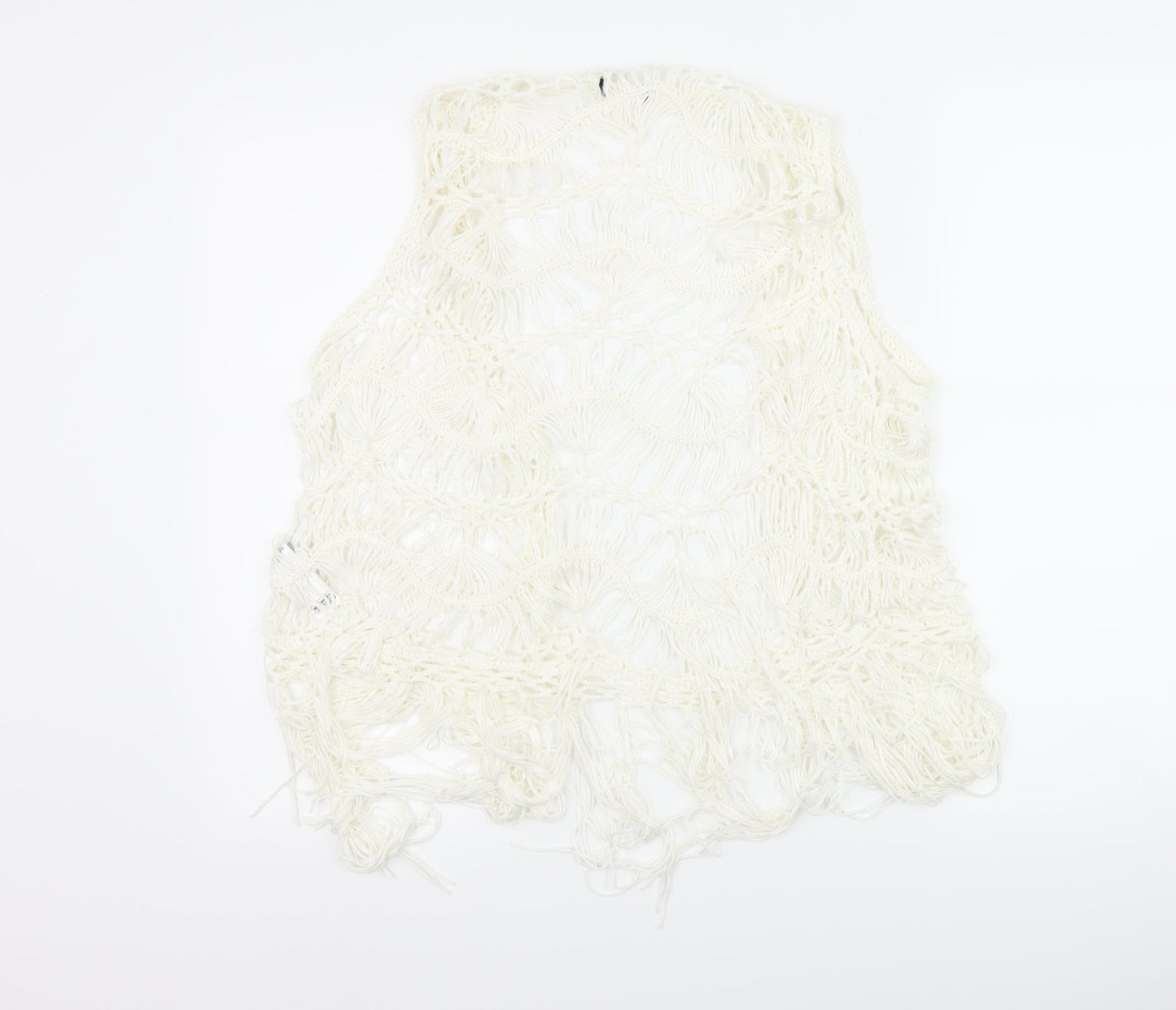 F&F Womens White   Cardigan Jumper Size S