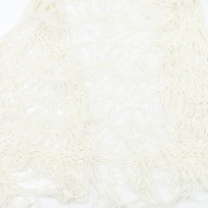 F&F Womens White   Cardigan Jumper Size S