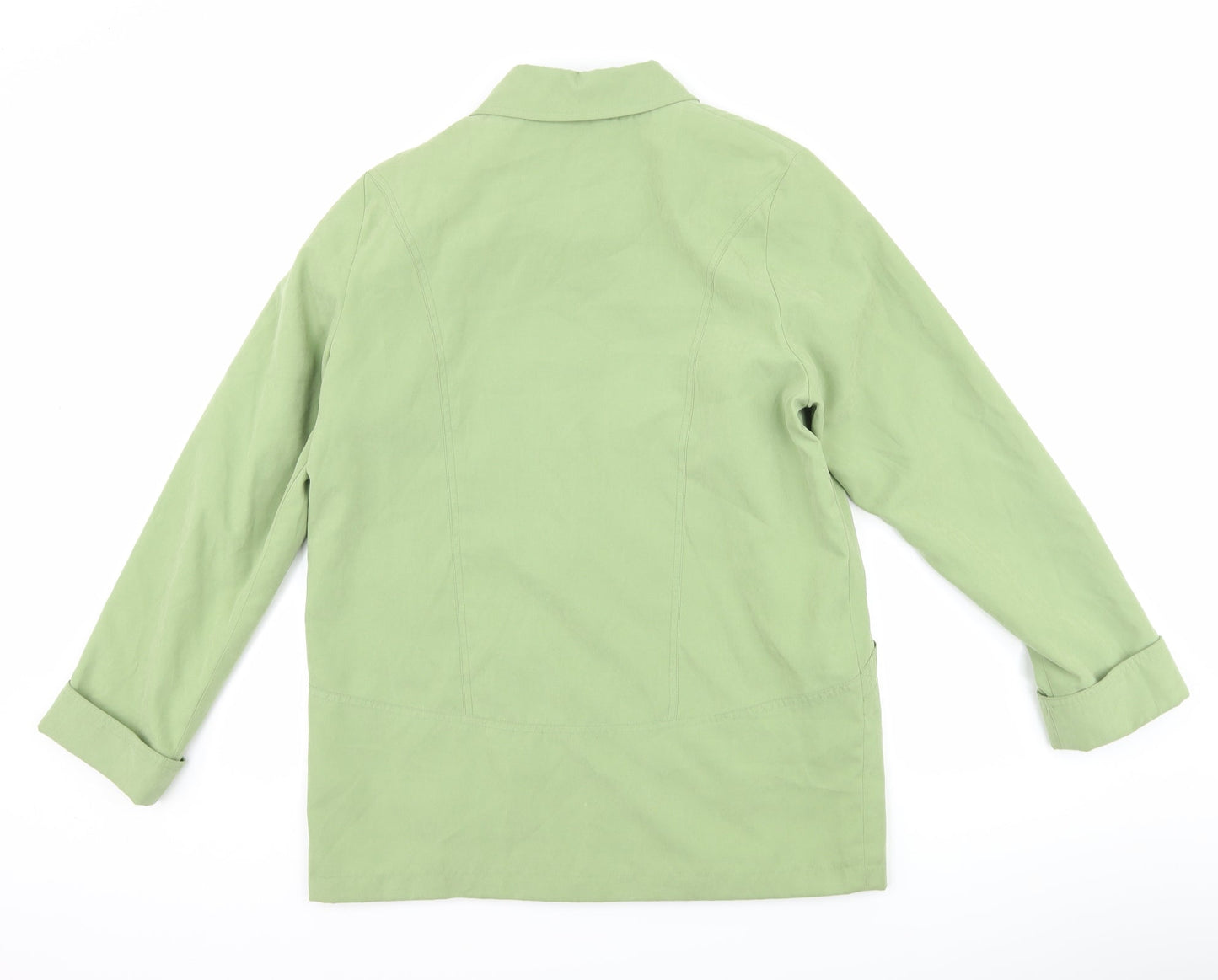 Klass Womens Green   Overcoat Coat Size 10