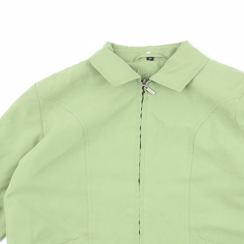 Klass Womens Green   Overcoat Coat Size 10