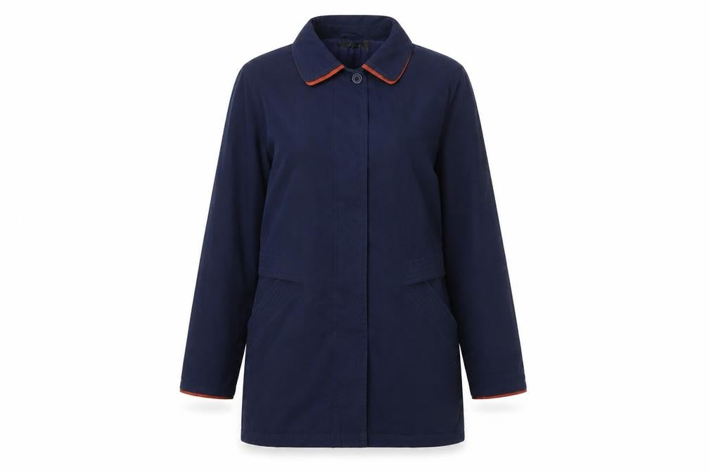 Womens UK Size 10 style file Blue Overcoat