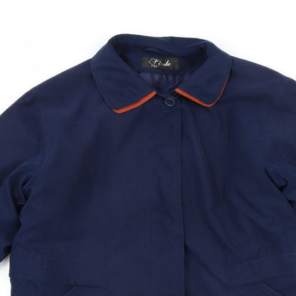 Womens UK Size 10 style file Blue Overcoat