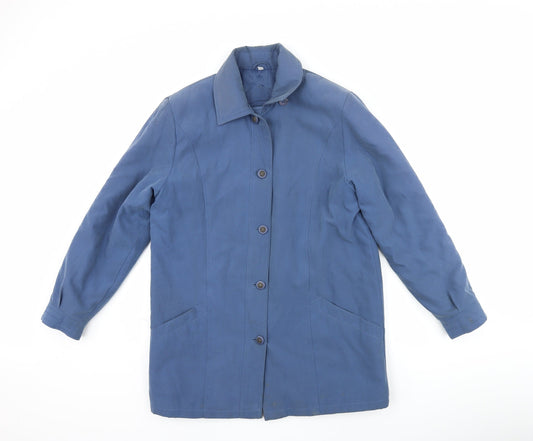 Womens UK Size 10 JBC Collection Blue Overcoat