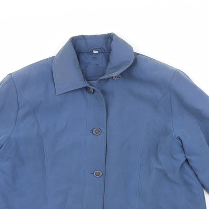 Womens UK Size 10 JBC Collection Blue Overcoat