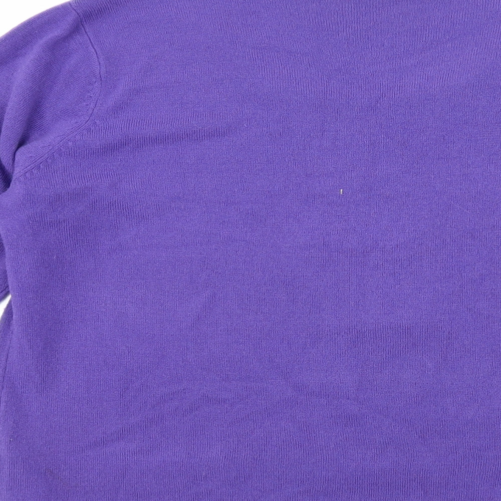 bm Collection Womens Purple   Pullover Jumper Size L