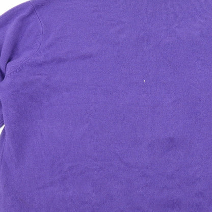 bm Collection Womens Purple   Pullover Jumper Size L