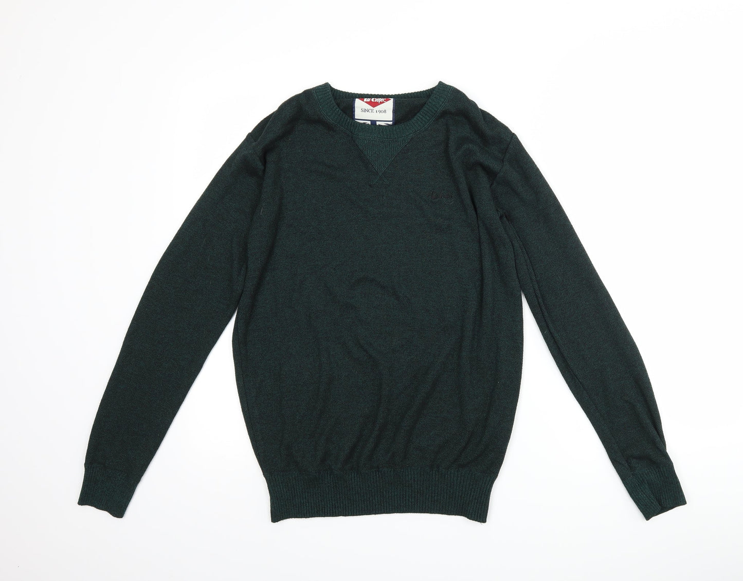 Lee Cooper Mens Green   Pullover Jumper Size M