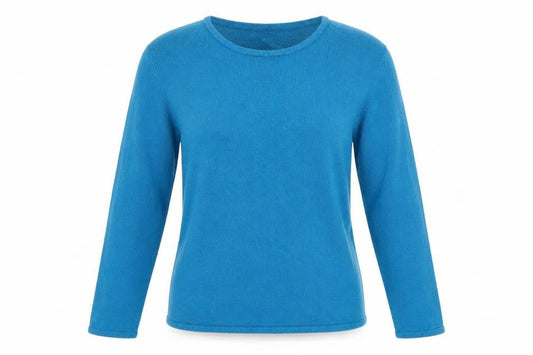 bm Collection Womens Blue   Pullover Jumper Size L