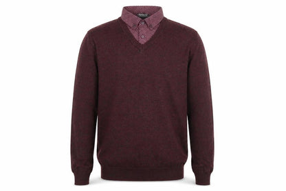 Cedarwood State Mens Purple Pullover Jumper Size XS
