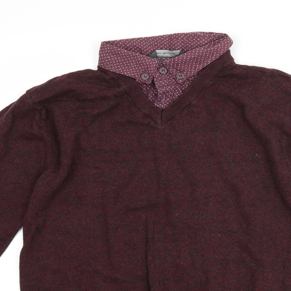 Cedar Wood State Mens Purple   Pullover Jumper Size XS