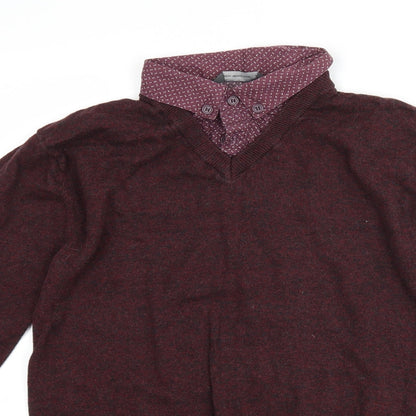 Cedar Wood State Mens Purple   Pullover Jumper Size XS