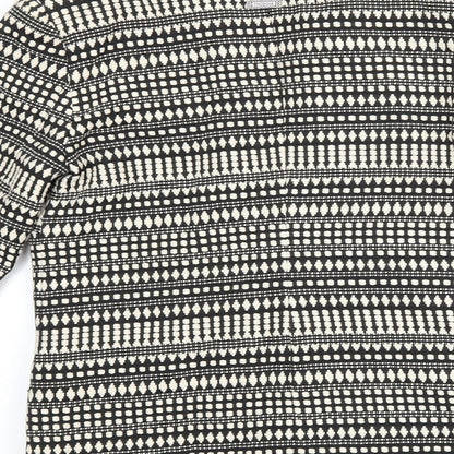 Fracomina Womens Black Geometric  Jacket  Size S
