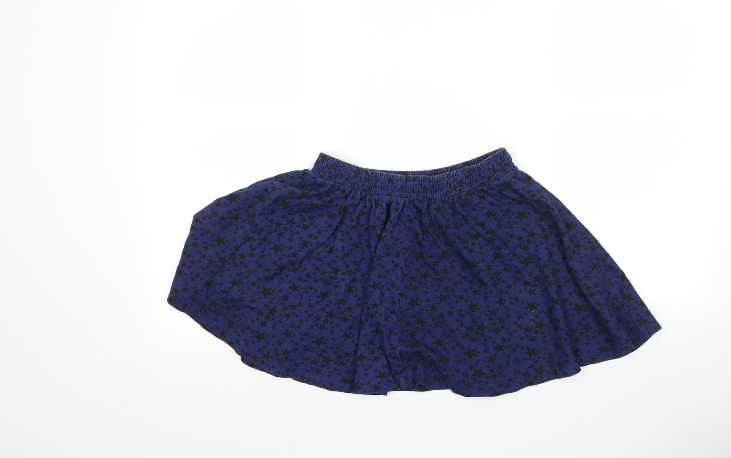 Zara Womens Blue   Skater Skirt Size S  - Star Print