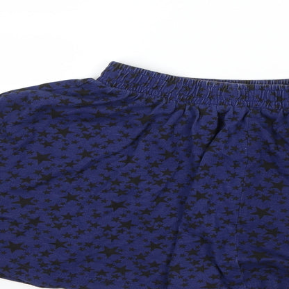 Zara Womens Blue   Skater Skirt Size S  - Star Print