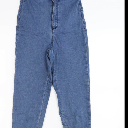 Miss Selfridge Womens Blue  Denim Jegging Leggings Size 8 L29 in