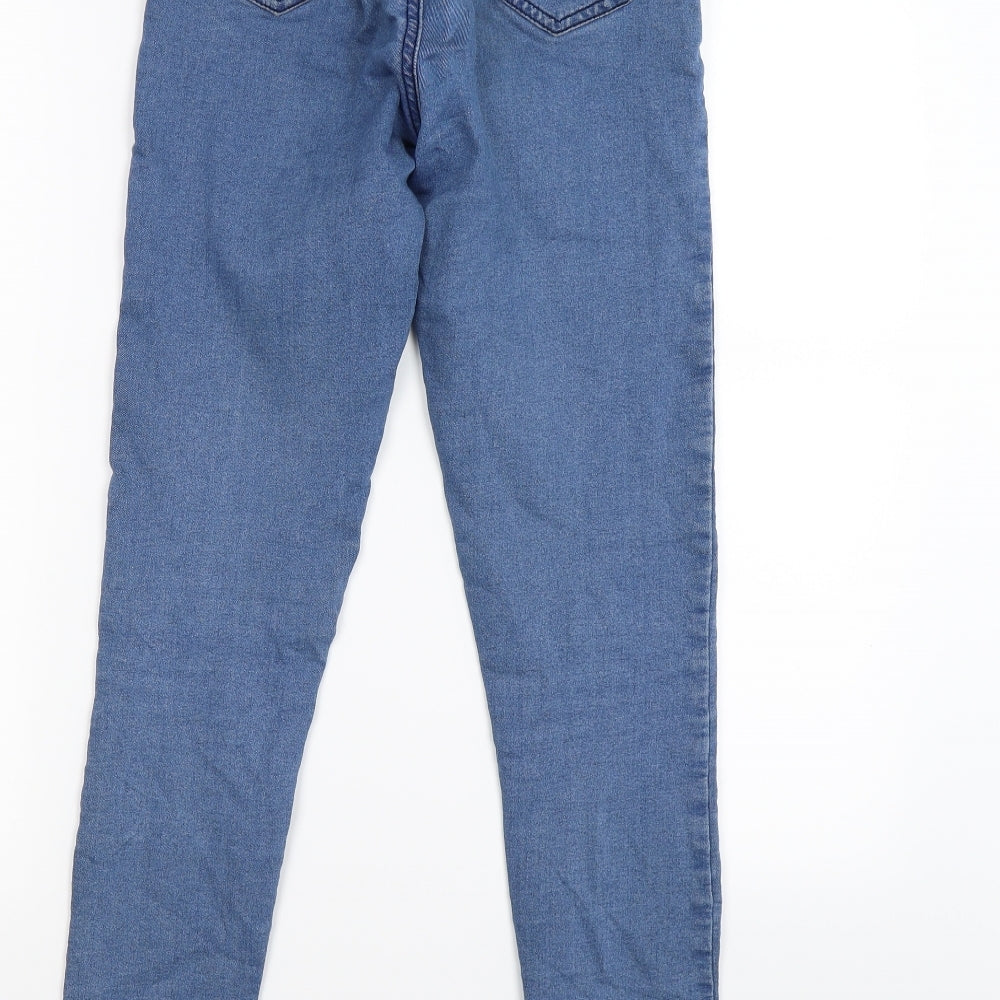 Miss Selfridge Womens Blue  Denim Jegging Leggings Size 8 L29 in