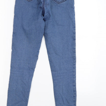 Miss Selfridge Womens Blue  Denim Jegging Leggings Size 8 L29 in