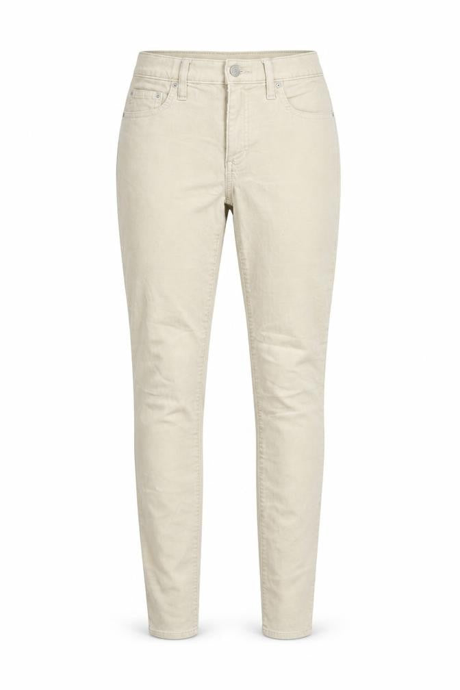 Womens UK Size 8 Gap Regular Fit Skinny Ivory Jeans
