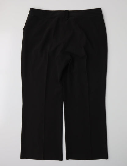 M&Co Womens Grey   Trousers  Size 16 L26 in