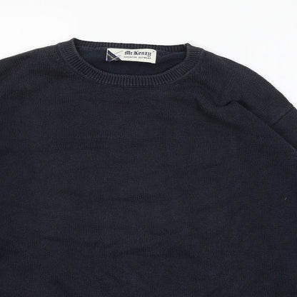 Mc Kenzy Mens Blue   Pullover Jumper Size M