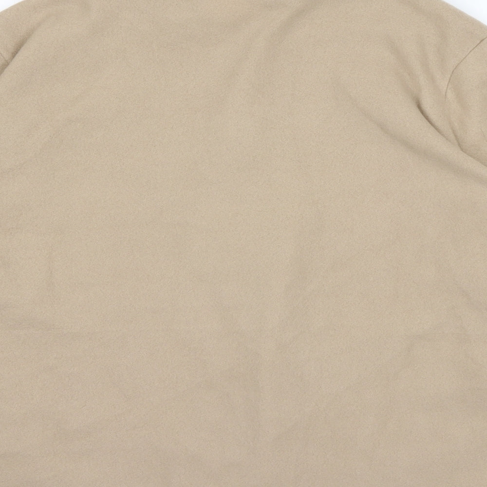 Gabrielle Vicenza Womens Beige   Full Zip Jumper Size 16